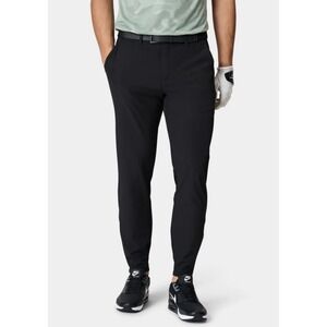 Macade Lightweight Golf Jogger Black Pants Mens Size 36 Slim Fit Performance